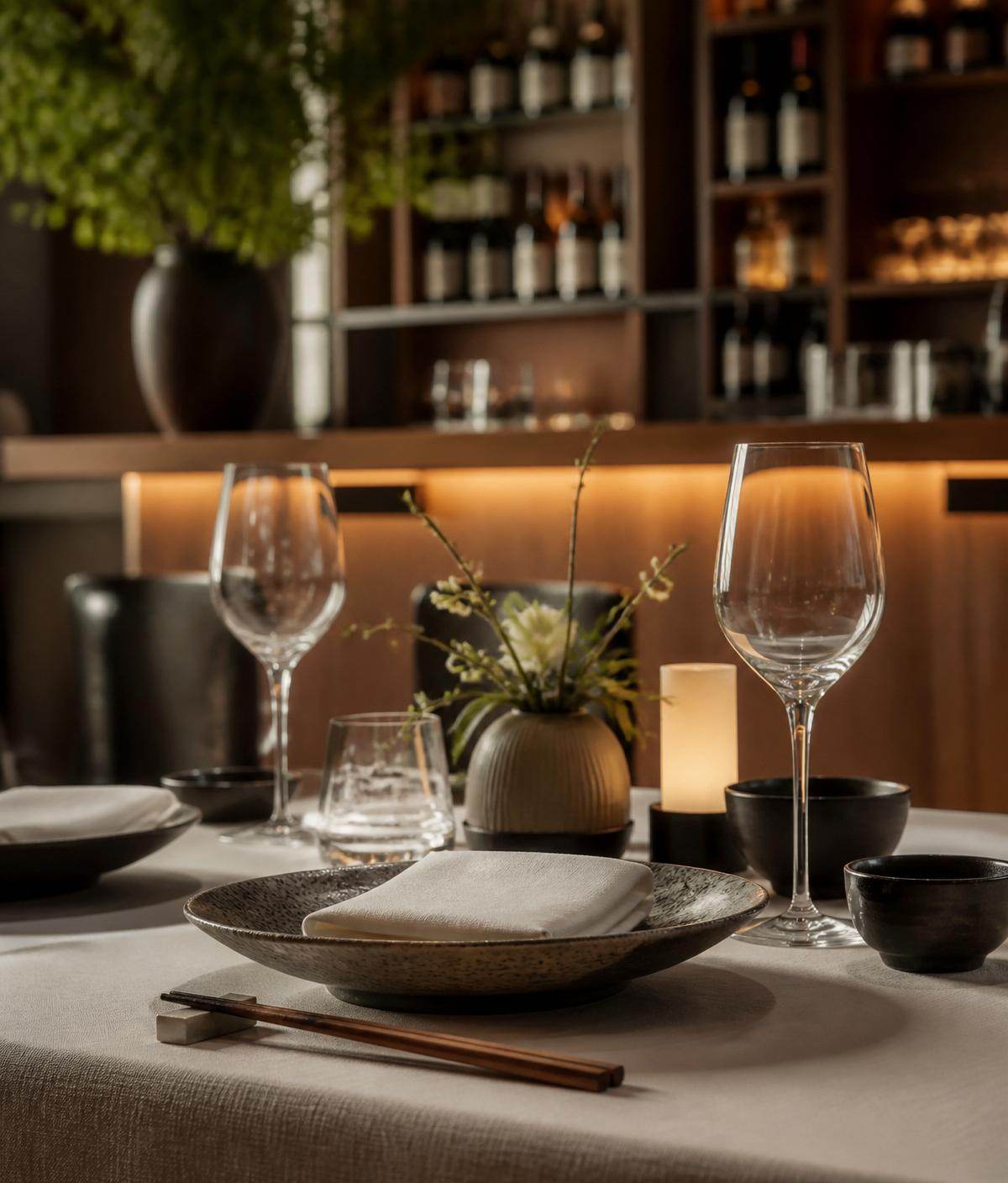 Gründerteam im Restaurant